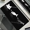 Anime Xxl Mouse Pad Gaming Accessories Funny Black White Cat Keyboard Mousepad Gamer Desk Mat Office Pc Cabinet Mice Pad Carpet