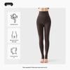 Tall Women's Extra Long Compression Leggings - Anti-Roll Fleece Lined Tights for Autumn/Winter