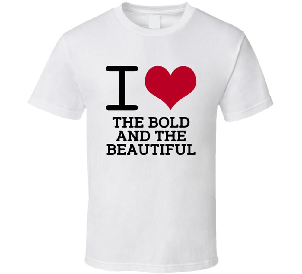 The Bold and the Beautiful I Heart Classic Soap Opera Tv Show T Shirt S