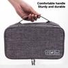 Multi-Compartment Travel Underwear Storage Bag Zipper Closure Cosmetic Wash Package Bag  Daily Use