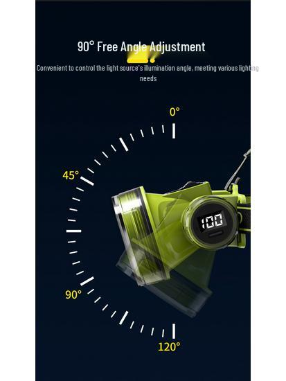 Diving Strong Light Waterproof Headlamp - Ultra Bright Head-Mounted Flashlight for Outdoor and Underwater Adventures