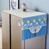Refrigerator Dust Cover Wear Resistant and Sun Proof Microwave Oven Dust Cover Cloth Modern Minimalist Refrigerator Cover