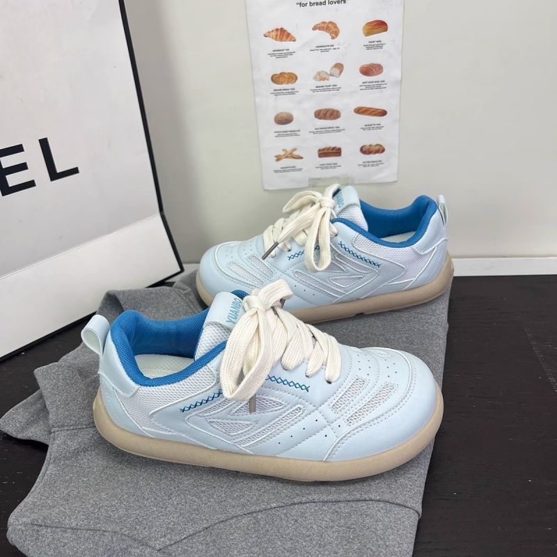 Pink Double Mesh Shoes Female Ugly Cute Summer New Niche Breathable Sports Little White Shoes