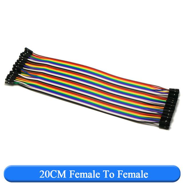 40PIN 10CM 20CM 30CM Dupont Line Male to Male + Female to Male and Female to Female Jumper Dupont Wire Cable for arduino DIY KIT