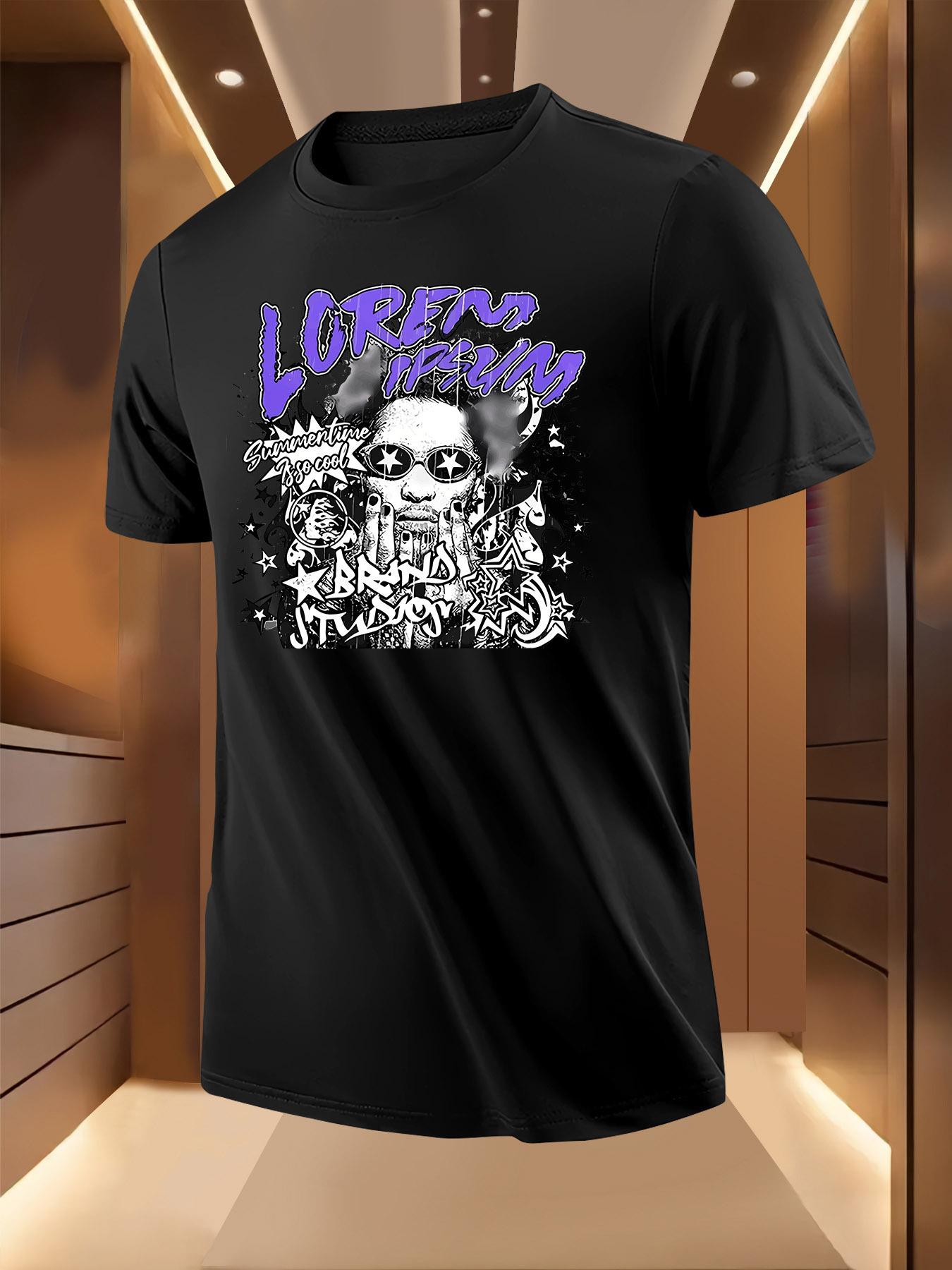 Summer Cool Goggles Graffiti Print Tshirt - Breathable Li... XL