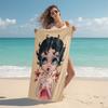 1Pc Betty Boop Dress Beach Towel Microfiber Beach Towel Thin Absorbent For Beach Swimming Yoga Bath Sports 09176