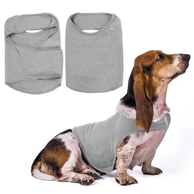 Pet Dog Anti Anxiety Jacket Keep Calm Stress Relief Clothes with Hook&loop Back Reflective
