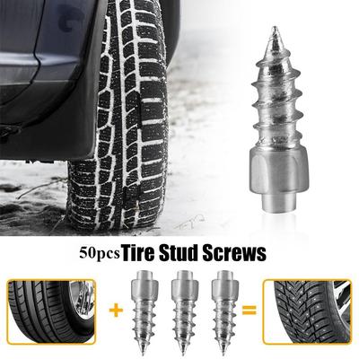 50 piezas de clavos antideslizantes para neumáticos de coche, clavos para neumáticos de motocicleta, bicicleta, camión, todoterreno, clavos antihielo, tacos para neumáticos con suela de nieve