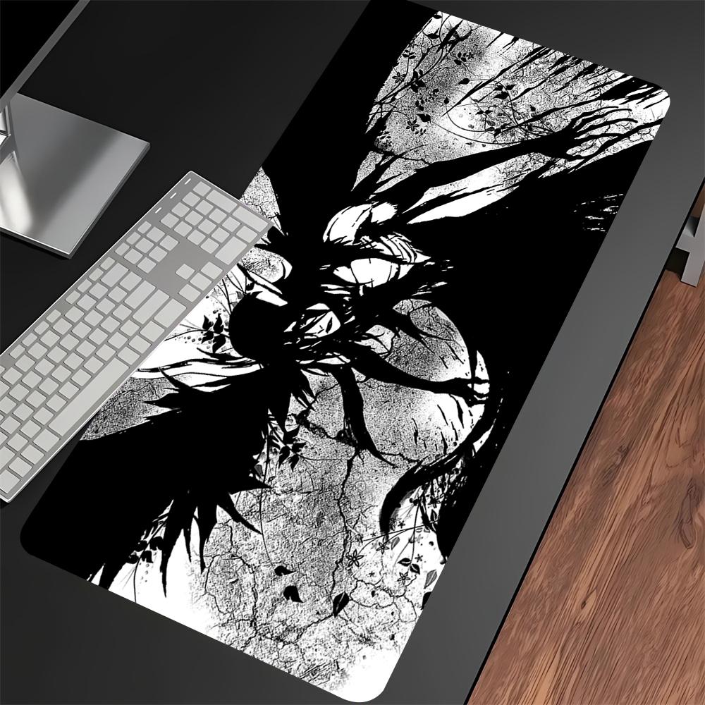 White Mouse Pad Anime Large Mousepad Bleach Manga Panel Laptop Office Rubber Soft Table Mat Pc Keyboard Gaming Non-Slip Carpet