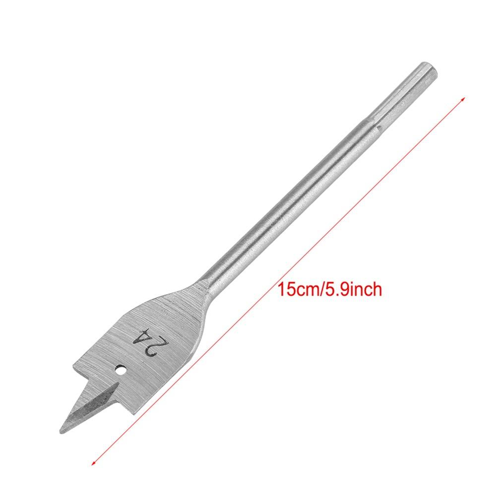 15pcs Carbon Steel Spade Drill Bit Set 6-25mm Wood Drill Bit Set Hex Shank Spade Bit Woodworking