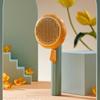Pumpkin Pet Brush Self Cleaning Slicker Brushes for Shedding Dog Cat Grooming Comb Removes Loose Underlayers and Tangled Hair