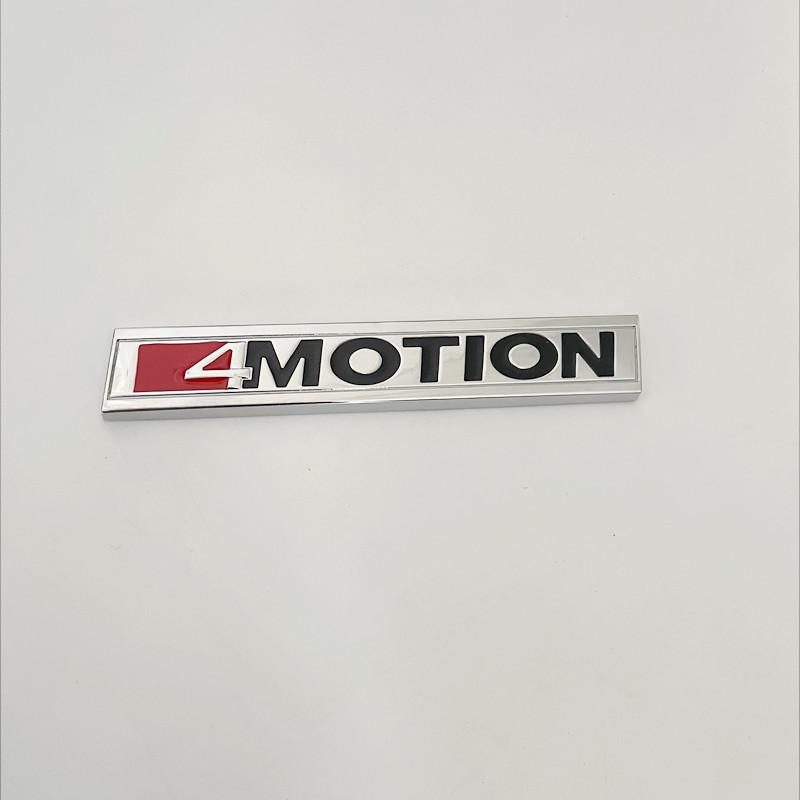 AABIN1 3D Metal 4 Motion Logo 4motion Emblem Car Trunk Badge For Volkswagen CC T5 Golf 4 Passat B6 Tiguan 4MOTION Sticker Accessories
