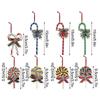 Christmas candy cane ornaments, Christmas tree decorations, simulated candy cane crafts, party supplies 8-piece set