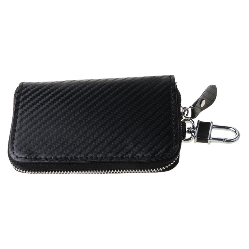 RFID Shielded Signal Zipper Bag Faraday Car Key Signal Shielding Box Key Fob Bag