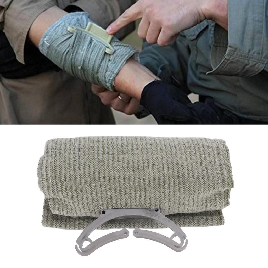 Israeli Emergency Bandage One Handed High Elasticity Lightweight Compression Bandage for Hemostatic Control