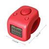 Elektronischer Fingerzähler, rücksetzbarer 6-stelliger LCD-Zähler mit elektronischer Digitalanzeige, Finger-Handzähler