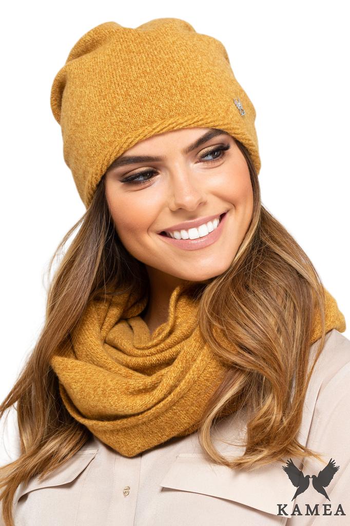 Anna Women' Hat Mustard Color