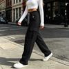 Women's Wide Leg Pants Loose Fit Color Casual Trousers
