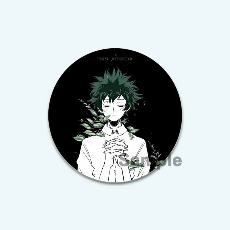 

32/44/58 мм Фанаты Коллекции Аниме Моя геройская академия Броши Мидория Изуку/Бакуго Кацуки/Тодороки Шото Значок на рюкзак Мультяшные значки на лацкан 32mm