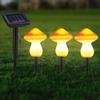 Mushroom Shaped Lawn Lamp Solar Garden Lights LED Waterproof Lamp for Outdoor Pathway