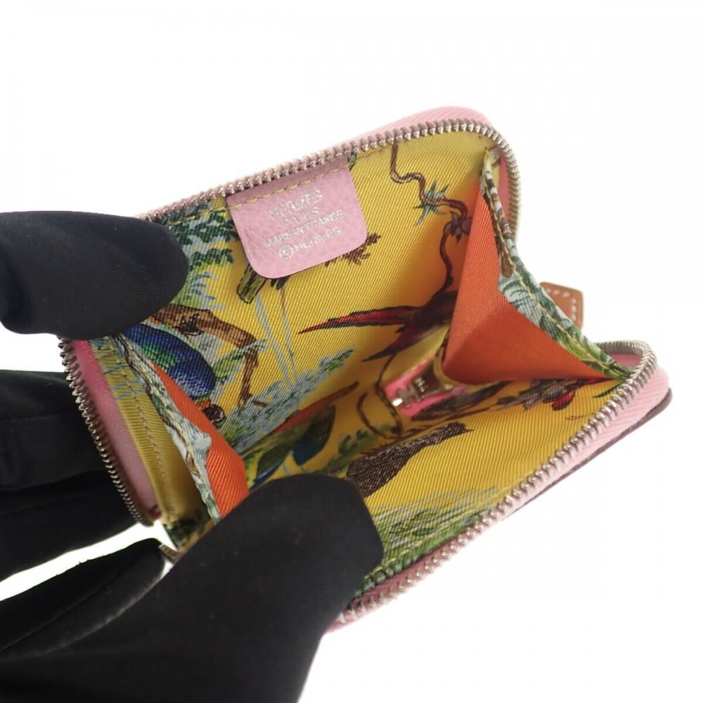 HERMES   Coin case Morve Silvestre/pink Women