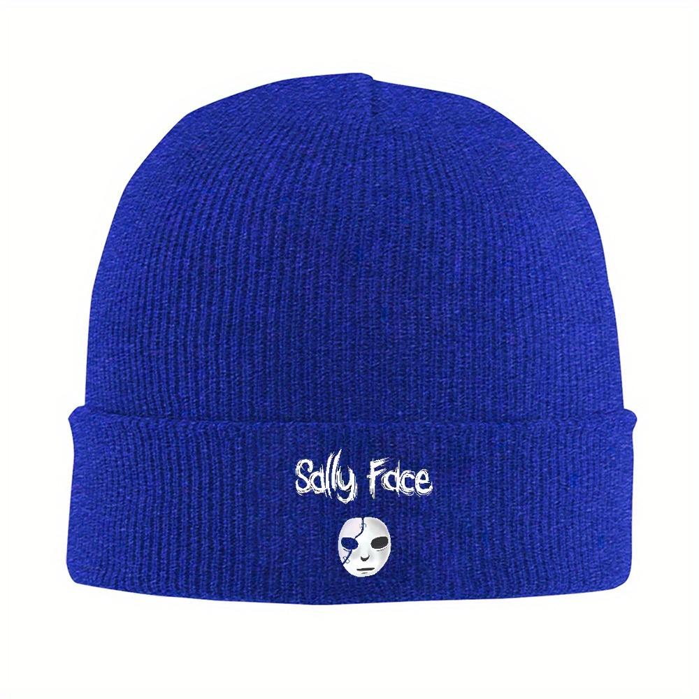 Pc Knit Cuff Beanie Sally Face Game Merch Winter Knitting Skull Cap Bonnet Hats