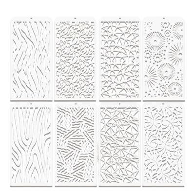 Set di Modelli Stencil Multiuso Materiali Sicuri Taglio di Precisione Per Parete Tela Tessuto E Attività Educativa