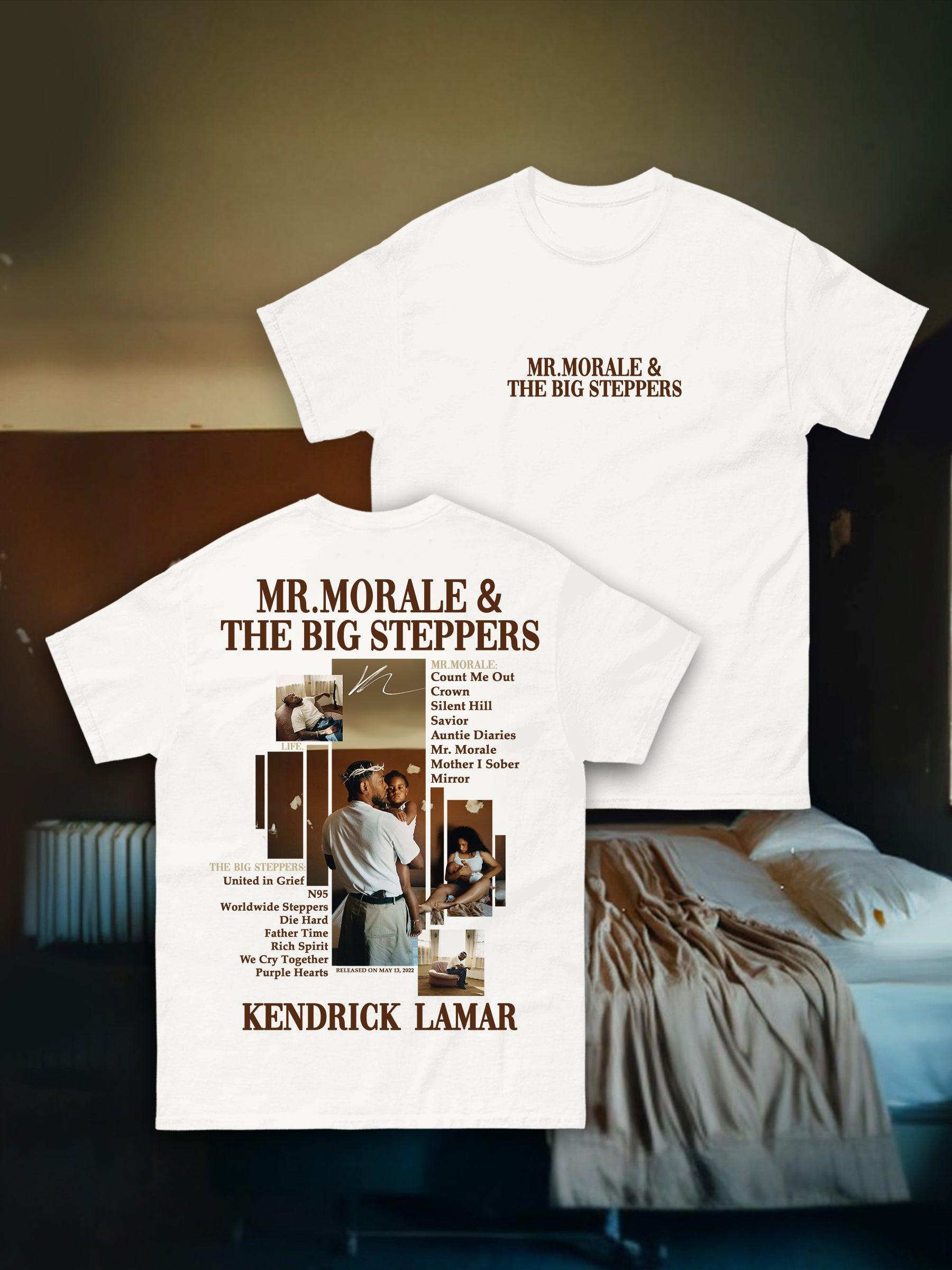 

Kendrick Lamar Mr Morale The Big Steppers Album Tshirt Unisex and Women Summer Cotton Y2K Clothing Hiphop Short Sleeved Tees M