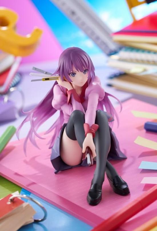 Desktop Niedliche Monogatari Serie Hitagi Senjougahara Figur