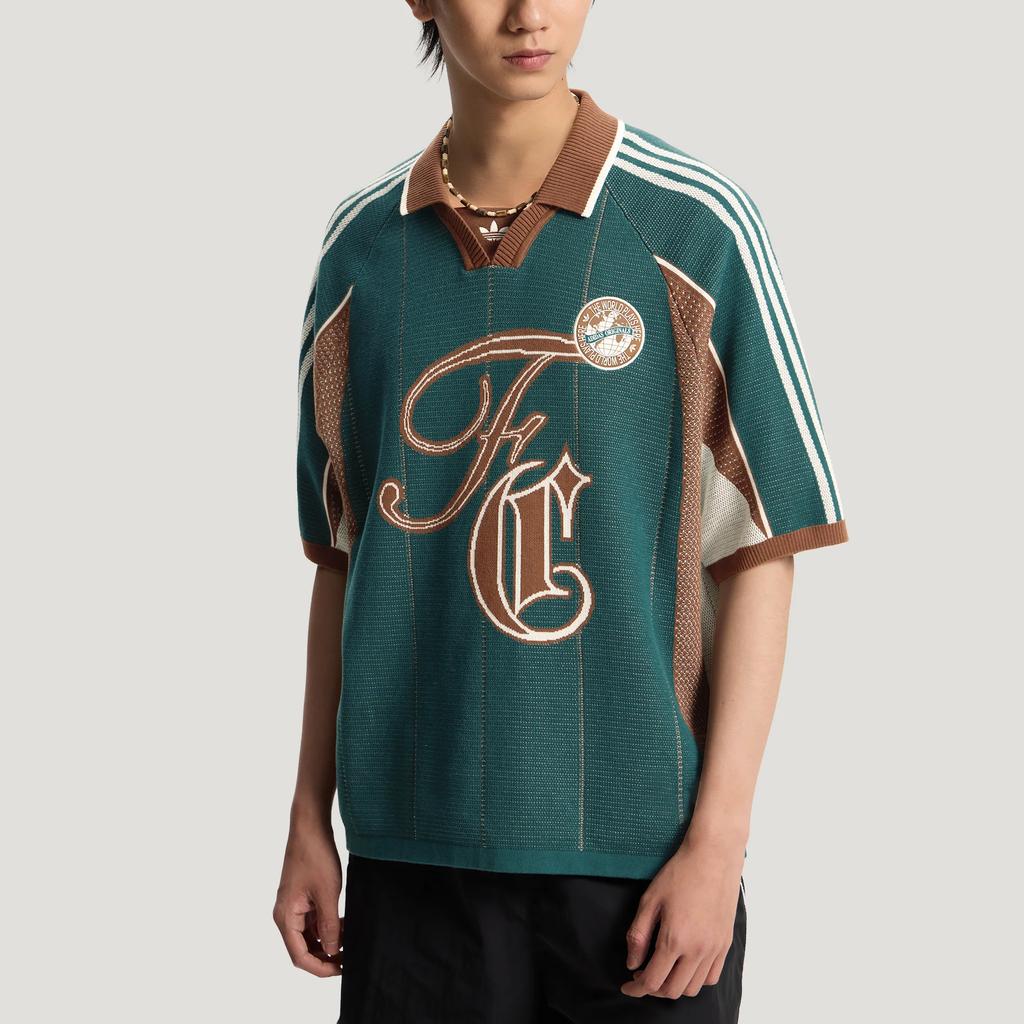 adidas Originals Casual Sports Knitted Short Sleeve Polo Shirt Men Tops KY2160