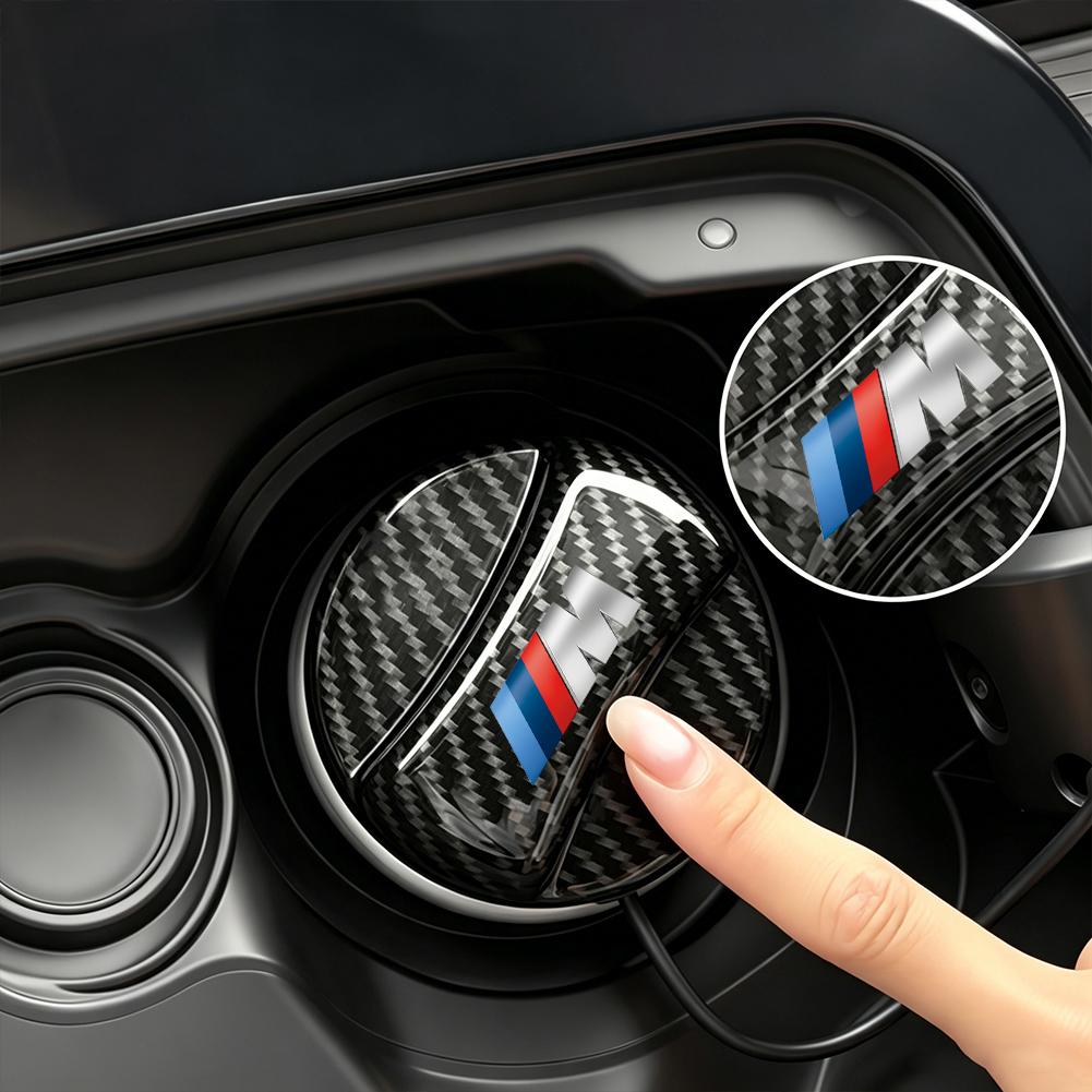 BMW Carbon Fiber Gas Oil Tank Cap Protective Cover Decor Accessories For BMW E90 G80 M3 G30 M5 F82 F83 F20 F21 G42 F95 F96 G06 M