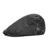 Japanese-Style Denim Newsboy Cap For Men Fashion Retro Hat Versatile Korean-Style Beret Casual Newsboy Cap For Women Trendy