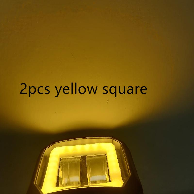 

Светодиодная противотуманная фара с ангельским глазом Квадратная или круглая фара для автомобилей и электросамокатов 12-24 В Фара для вождения/противотуманная фара 1x square white