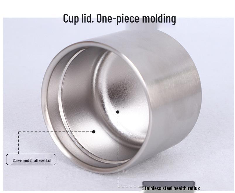 Isolerad utomhuskittel med stor kapacitet helt i stål med handtag i 304 rostfritt stål - Vakuum Sportvattenflaska