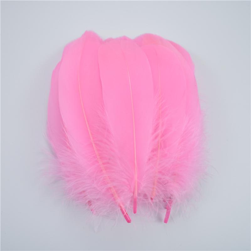 20Pcs Colored Goose Feather 5-7inch/12-18cm  Swan Plumes Handicraft Accessories Wedding Deco Diy Craft Carnival Party Decoration