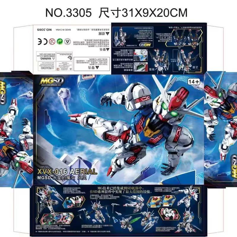 SUPA MGSD Luchtafweer - De Heks Van Mercurius Mech Assemblage Modelbouwkit Actiefiguur Verzamelaar Jongen Puzzel Speelgoed Cadeau Bureau Ornament
