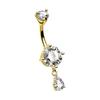 Modern Belly Piercing Jewelry Ergonomic Body Jewelry Multiple Color Option Stainless Steel Texture for Day Night Wear