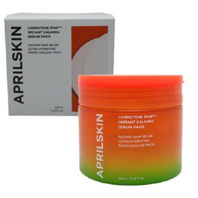 April Skin Carotene 3-Minute Pack Pad IPMP Blemish Calming Pack Pad 80 Sheets