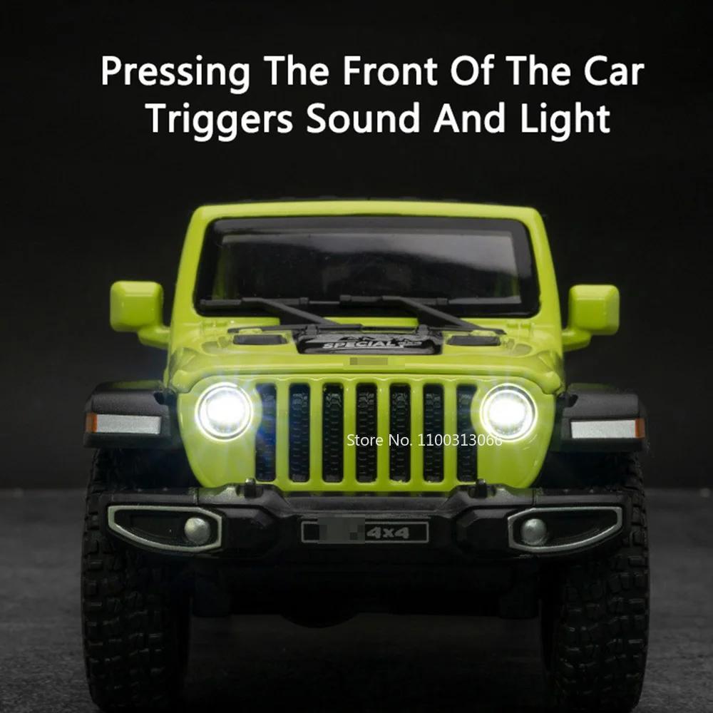1:32 Alloy Wrangler 4x4 G63 Toys Cars Models Doors Opened SUV with Light Sound Off-road Vehicles for Boyfriend Festival Gifts
