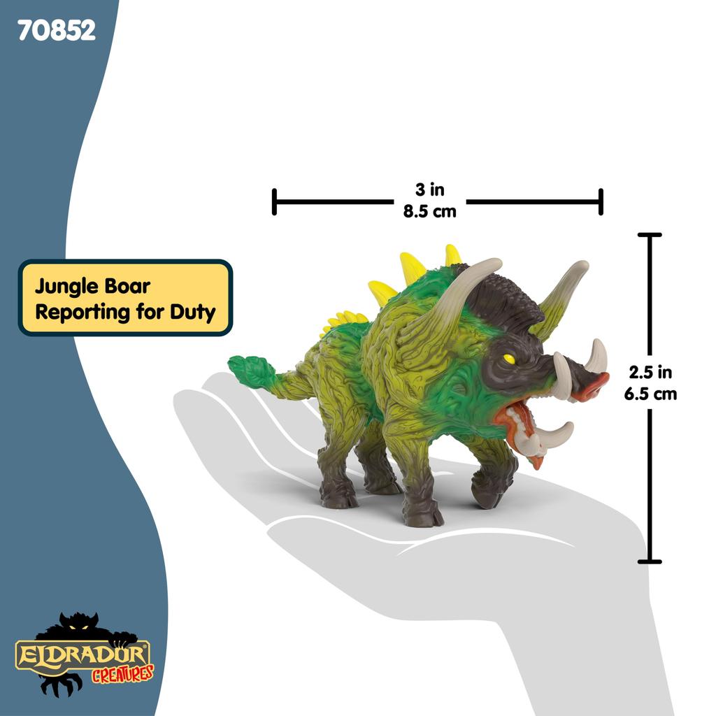 Schleich Eldorado Jungle Wild Boar Ages Realistic Monster Toy 70852 Figure, 6+,