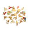 CARLIDANA Multi Designs Diy Rainbow Cherry Pendant Enamel Fashion Jewelry Charms Bracelet Necklace Stainless Steel Pendant