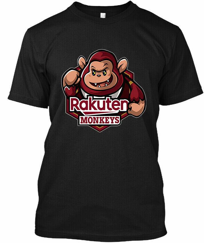 Спортивная футболка с логотипом профессиональной бейсбольной команды Rakuten Monkeys, размер унисекс XL