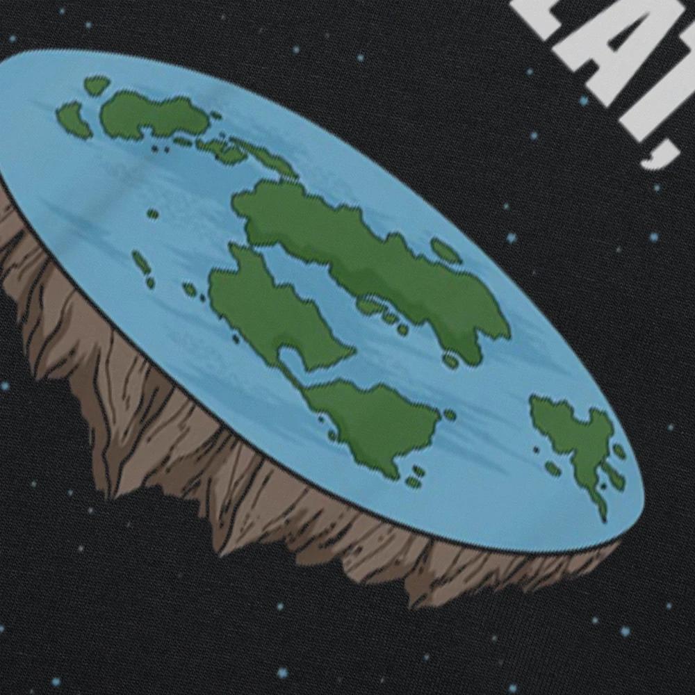 The Earth Is Flat Ice Wall Flat Earth T Shirt Summer Graphic Cotton Streetwear Short Sleeve Birthday Gifts T-shirt Mens Clothing