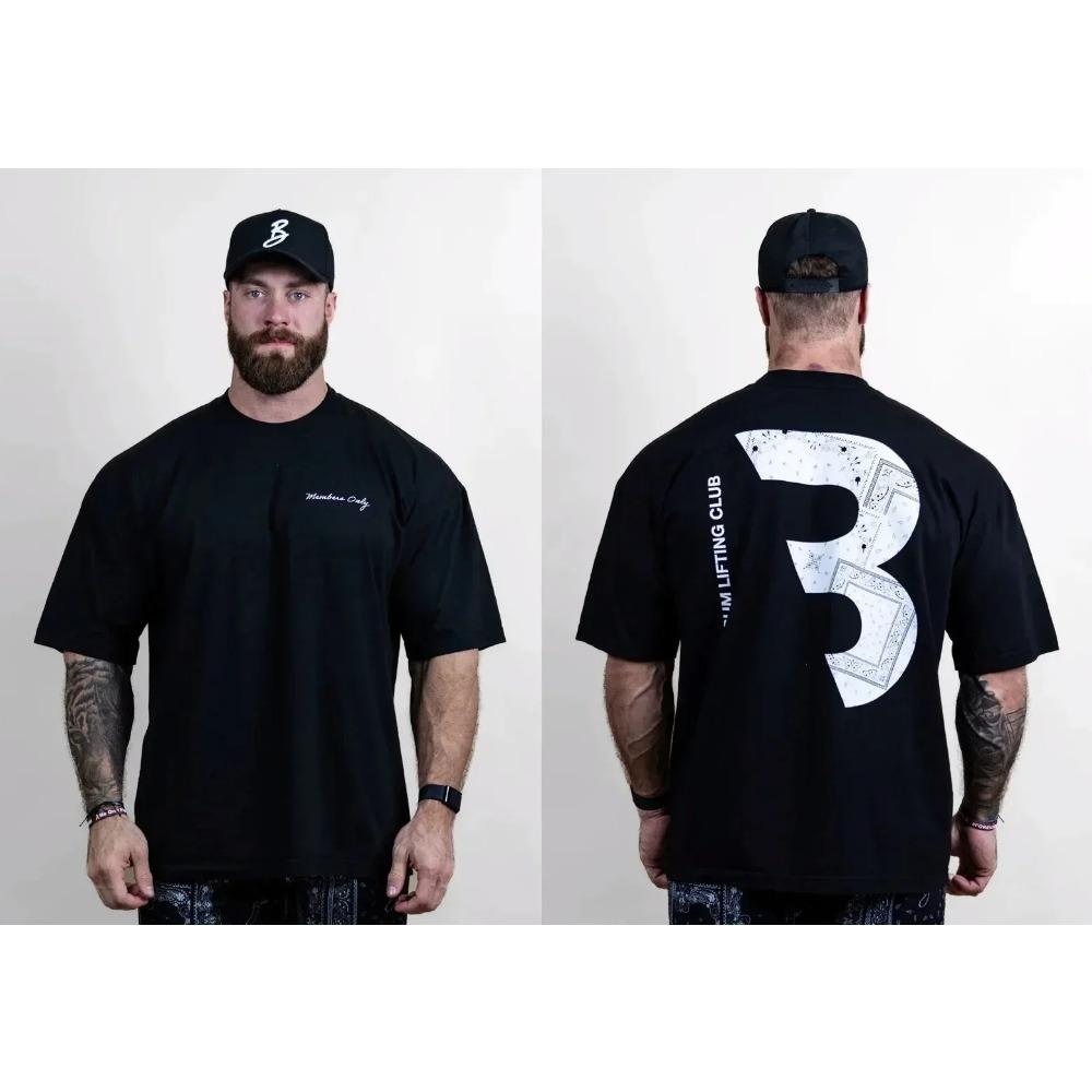 Oversized T-skjorter CBUM-skjorter Trenings-t-skjorter Merchandise Camiseta Thavage Herreklær Treningsstudio Cbum Fitness Polera Chris Bumstead Raw