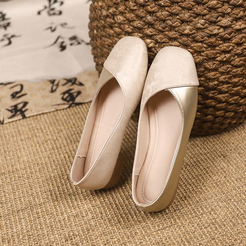 

Неглубокие туфли-дуду на мягкой подошве, женская юбка, осень 2025, новые новые китайские антикварные туфли, сказочный стиль, женская обувь 40