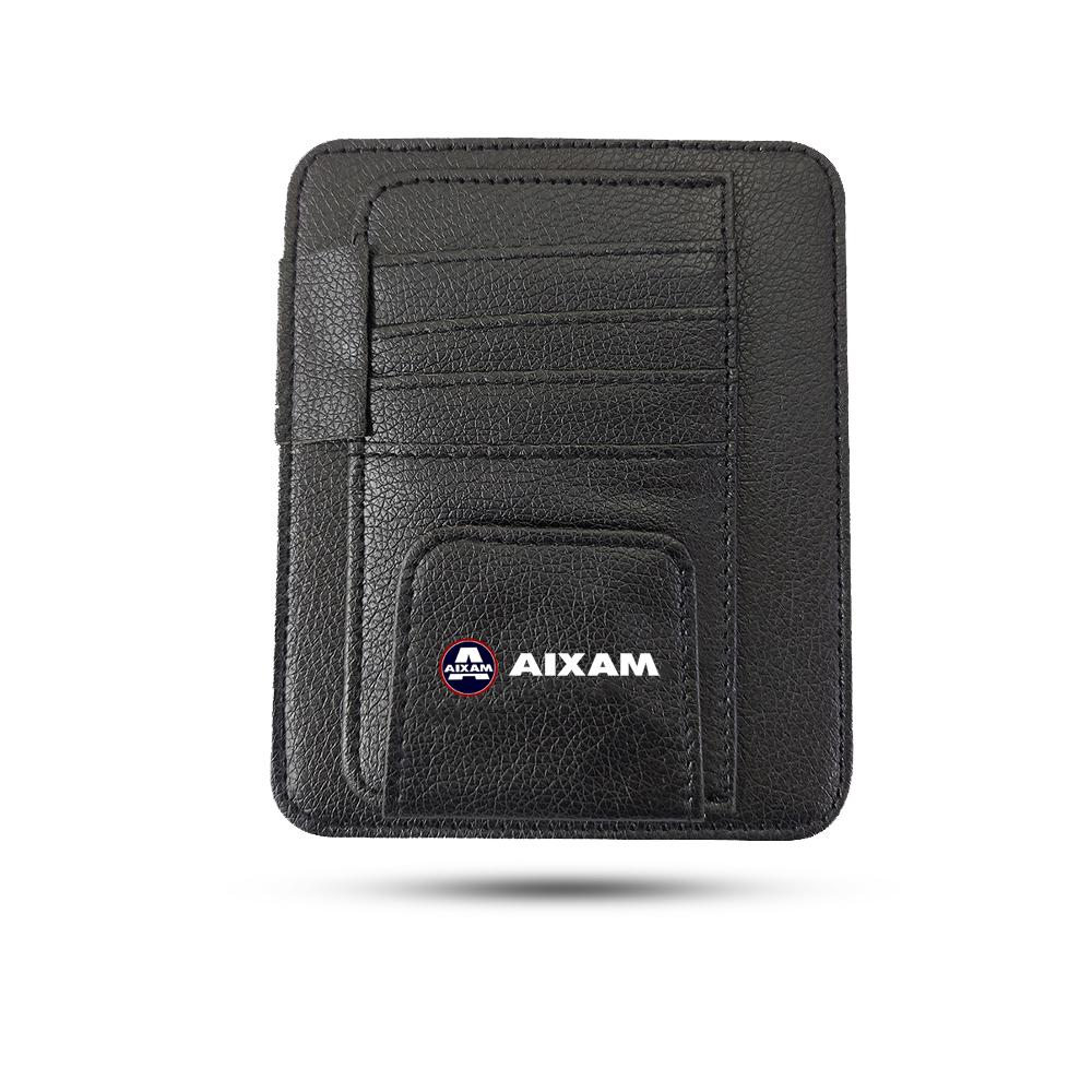 1 PC Car Sun Visor Storage Glasses Wallet Holder Credit Card Clips For Aixam MINAUTO CROSSLINE E AIXAM CROSSOVER MEGA CITY COUPE Black Color