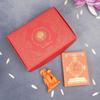 Harz Hanuman Ji Murti mit Hanuman Chalisa Taschenbuch in Hindi, Roman Hindi zum Verschenken | Statue zur Heimdekoration