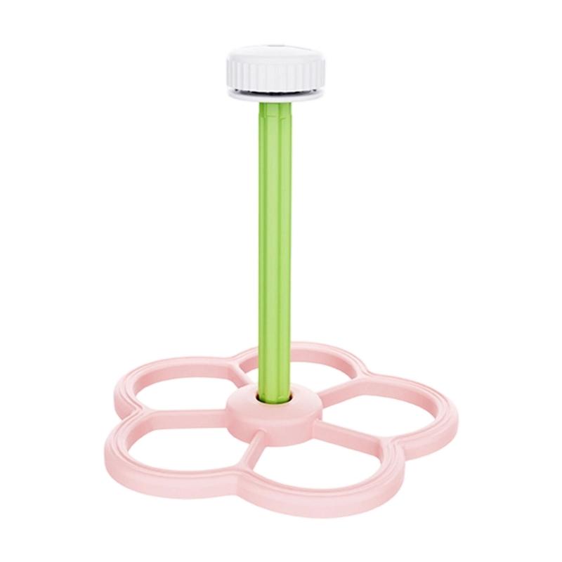 

Durability ABS Plastic Bird Training Stand With Spinnings Windmill For Small Parrots Exercise And Play розовый