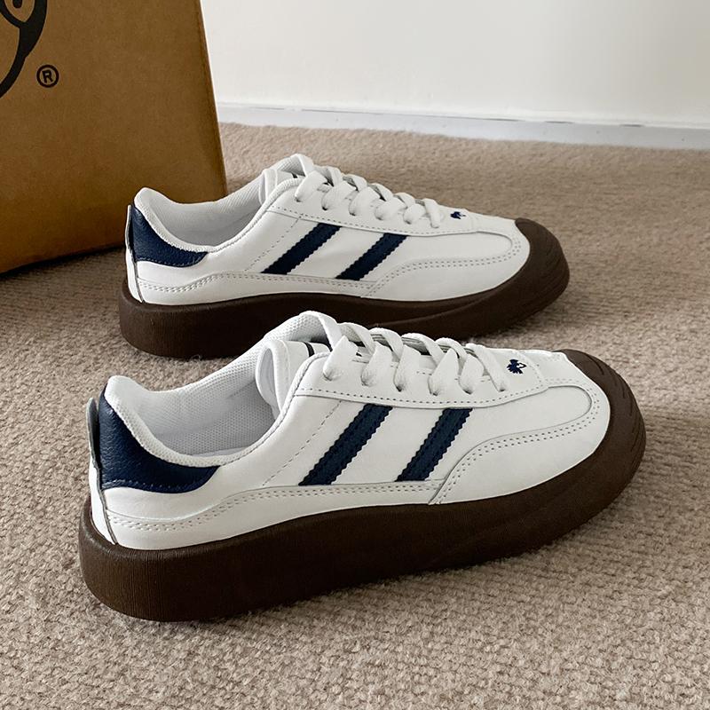 Sports Shoes Thick Sole Casual Shoes Women  New Cowhide All Soft Sole Inside Increase Training Shoes Women's Shoes