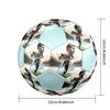 1PC Messi Modern Great Size 5 Soccer Ball PrahaIndoor Soccer Ball Colorful All Ages Machine Stitched PVC Competition Ready Durable High-Bounce